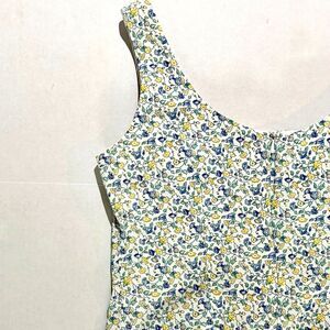 VTG 90s 100% Cotton Ditsy Floral Sheath Mini Sundress, 8, RomCom, Cottagecore